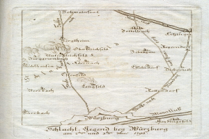 Altes Buch mit einer detaillierten Karte von Hamburg, Deutschland, das Straßen, Gebäude und Sehenswürdigkeiten zeigt.