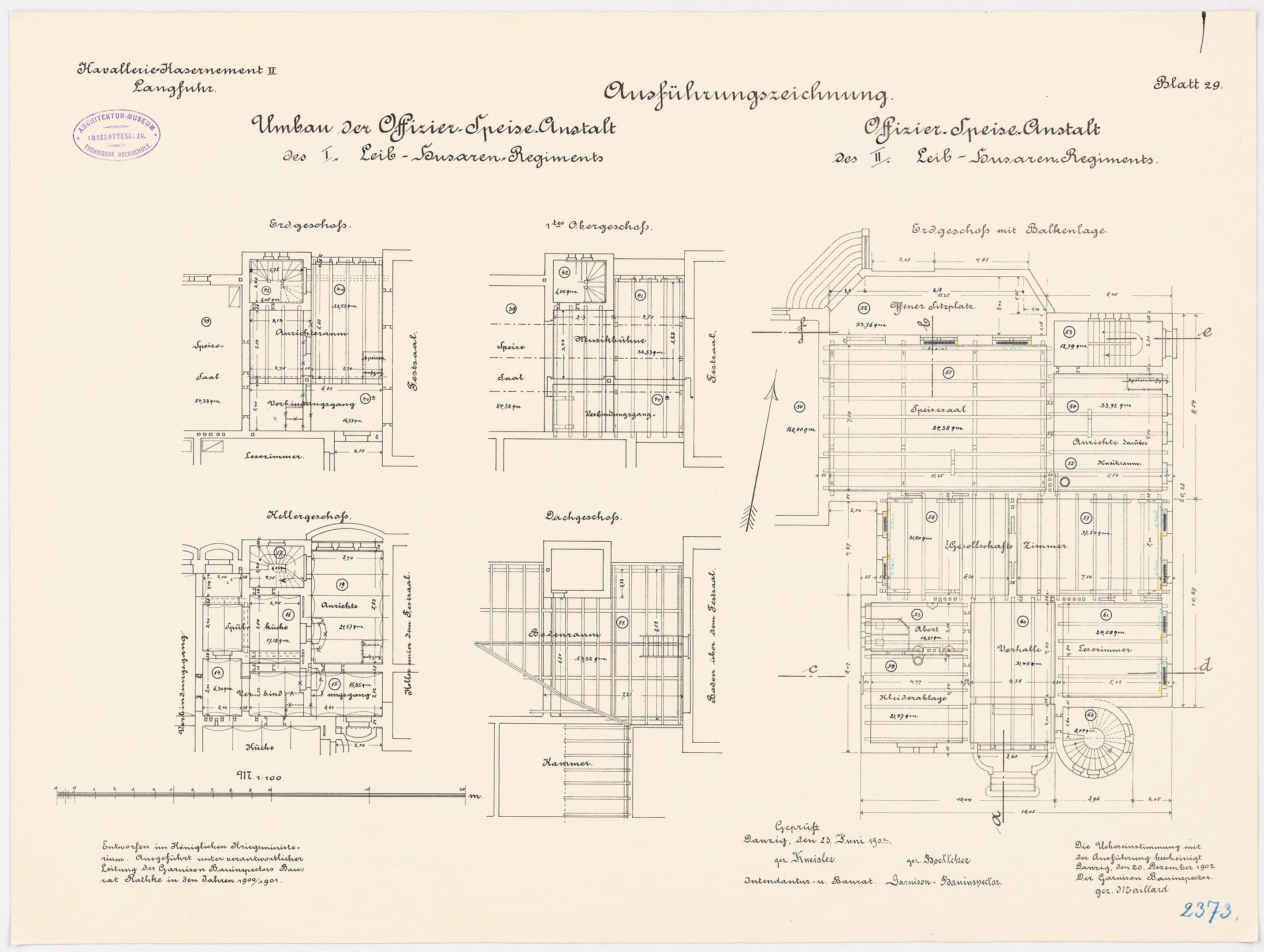 Ein detaillierter Grundrissplan des ehemaligen Bundeskanzleramts, der den Aufbau des Gebäudes mit verschiedenen Räumen und Textanmerkungen zeigt.